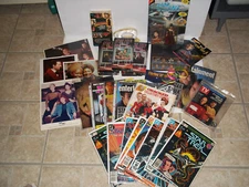 Huge Star Trek Lot Spock  Kirk Hotwheel Photos TV Guide Comics Stamps VHS More