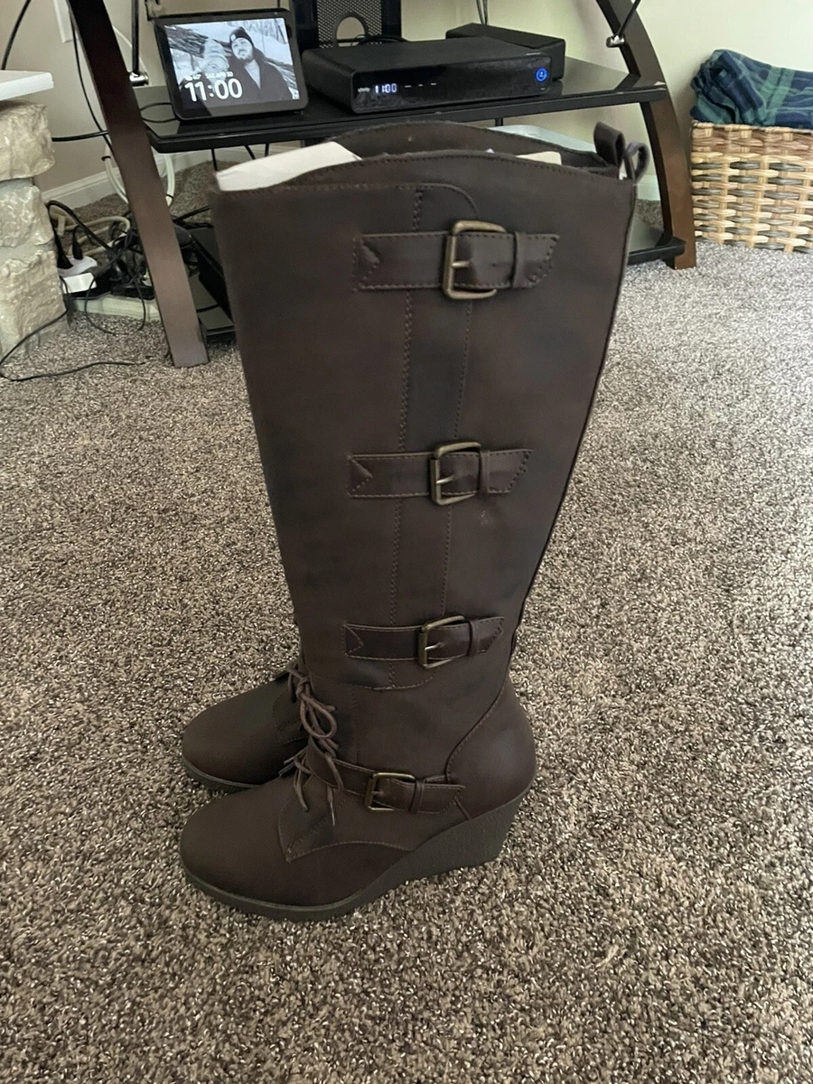 Ella wedge boots cheap