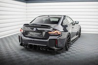 Heck Ansatz Flaps Diffusor V.6 FüR BMW M2 G87 Schwarz M Competition Performance