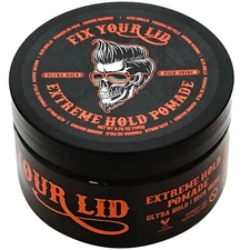 Extreme Hold Hair Pomade for Men - High Shine Water Based Hair Gel 3.75 Oz - Eas