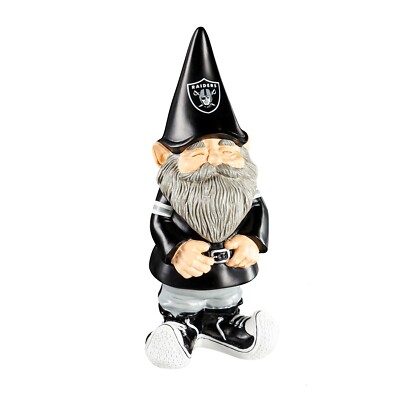 Las Vegas Raiders NFL Garden Gnome 11'' Tall Evergreen Enterprises