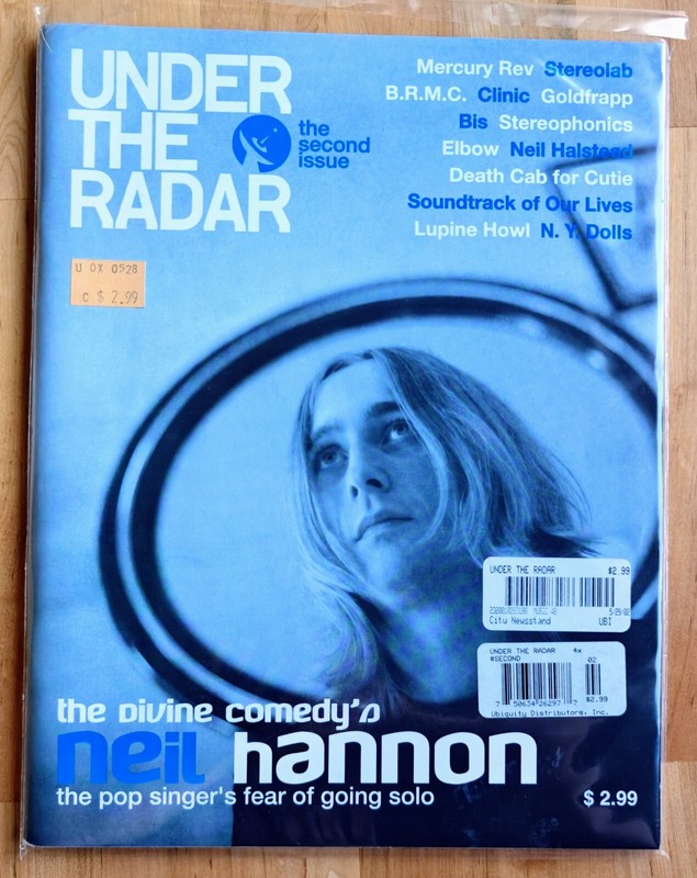 UNDER THE RADAR magazine Winter 2002 - Issue #2, The Divine Comedy Neil Hannon