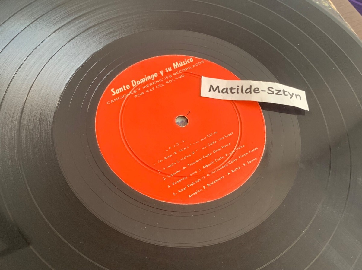 RAFAEL SOLANO Santo Domingo y Su Musica LP Merengues | eBay
