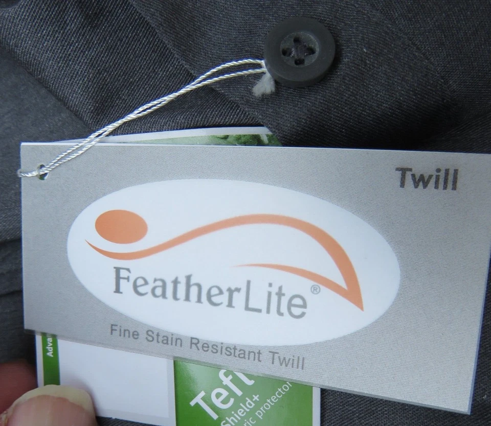 Featherlite 3XL Big & Tall Grey Stain Resistant 60% Cotton-40% Polyester - Image 2 of 4