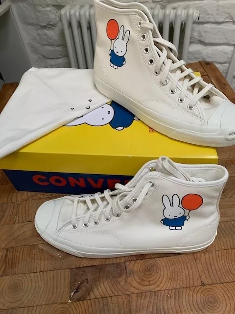 Converse Jack Purcell POP Trading Miffy, White UK 9.5 eBay