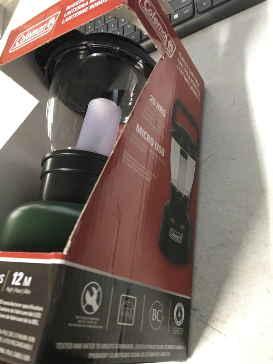 Coleman Rugged Rechargeable LED Lantern Powerful 400 lumens Coleman Rugged Rechargeable LED Lantern Powerful 400 lumens