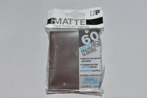60 Ultra PRO MATTE Solid Brown Deck Protector Small 62mm size CARD SLEEVES UP - Picture 4 of 5