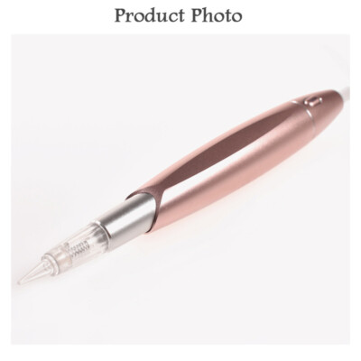 Rose Gold Permanent Makeup Pen for Eyebrow Lip Eyeliner With 50pcs Components