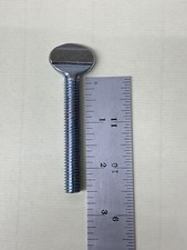 3/8-16 X 2-1/2 Thumb Screw Spade Head Steel Zinc Plated Self Turning 10 Pieces