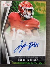 2022 Sage Treylon Burks Auto Black Rookie Card Titans A-TB