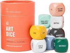 Art dice drawing painting creativity game set
