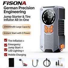 Car Jump Starter with Air Compressor 99800mAh Battery Jumper Box Charger Booster