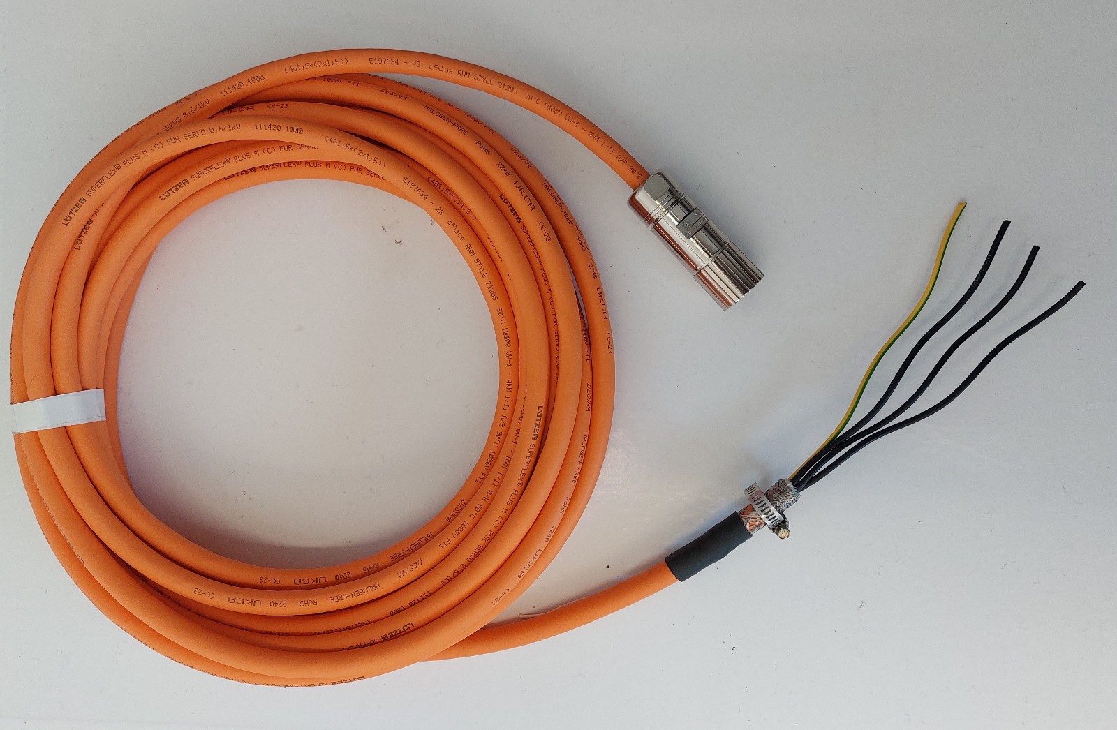 6FX8002-5CG01-1AF0 SIEMENS câble de puissance 4x1.5 SIMODRIVE longueur 5 mètres