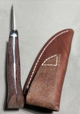 Wayne Hendrix Custom Handmade Beautiful Micarta Handle Tapered Knife USA