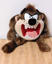 Vintage Taz Tasmanian Devil Looney Tunes 1996 Applause 9 1/2" Stuffed Animal