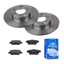 ATE BREMSSCHEIBEN Ø264MM + BREMSBELÄGE HINTEN FÜR OPEL CORSA D VAUXHALL OPEL