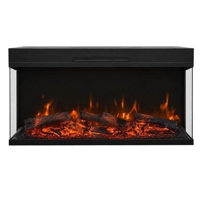 36'' Electric Fireplace Insert with Remote Control 4 Flame Colors 4700 BTU Heate