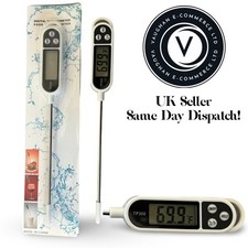 Digital Meat Thermometer Food Probe BBQ Turkey Milk Wine Cooking TempGauge TP300