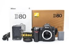 Nikon D80 Camera Body Near Mint 726 Shutter, Box, Manual Used Japan