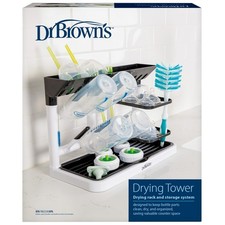 Dr. Brown's Drying Tower, Stand-Up Drying Rack, Countertop Baby Bottle Drying