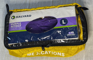 Clear Zippered Medications Pouch Carrier (Free S/H)