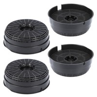 4X Kohlefilter Wie Whirlpool Modell 58 AKB000/1 | 142MmØ | FüR Dunstabzugshaube