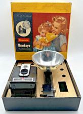 VTG Kodak Brownie Hawkeye Flash Outfit Camera w/ Kodalite Flashholder  Box 