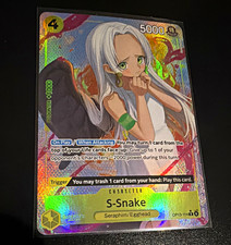One Piece CCG S-Snake OP13-114 Carrying on His Will Rare Alternate Art Foil