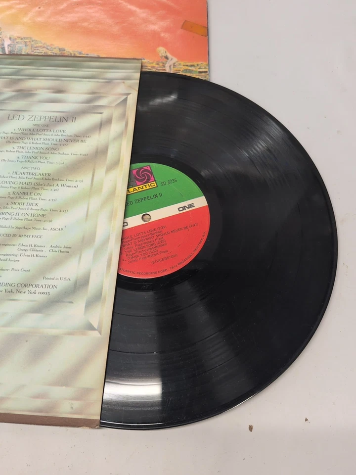 Lot(4) Led Zeppelin Vinyl Record Albums LP House Of The Holy, II, Graffiti  - Image 4 of 4