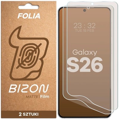 2x Schutzfolie für Galaxy S26 Bizon Displayschutzfolie Folie Film Handyfolie