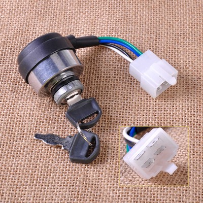 4 Wire Ignition Key Switch fit for Chinese Gasoline Generator 2KW 3KW 168F qn
