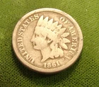 1861==Indian Head Penny==Good Clear Date--Better Date