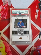2020-21 Upper Deck Black Diamond Exquisite Rookie Alexis Lafreniere /99 PSA 10