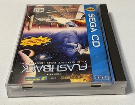 Flashback The Quest for Identity Sega CD 1993 W/Registration Card