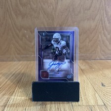 Jordyn Tyson 2025 Bowman University Purple Refractor Auto /75 #BCA-JTY