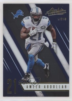2016 Panini Absolute Ameer Abdullah #72 0l1