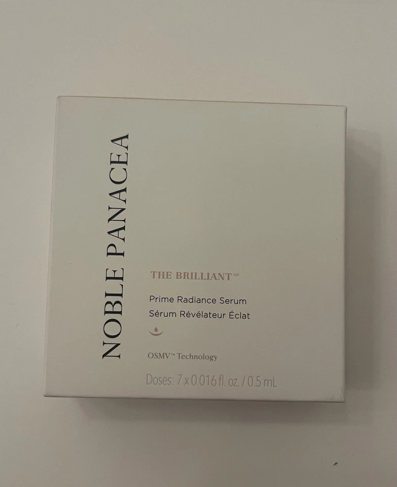 Noble Panacea The Brilliant Prime Radiance Serum 7 x O,5 ml Dosen Neu & OVP - Bild 2 von 4
