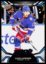 2022-23 Upper Deck MVP Blue Script Alexis Lafreniere #192 New York Rangers