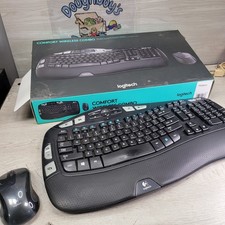 Logitech M510 K350 Wireless Ergonomic Keyboar...