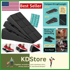 Adjustable Squat Wedge Block Set for Calf Stretching Mobility - 3 Pack