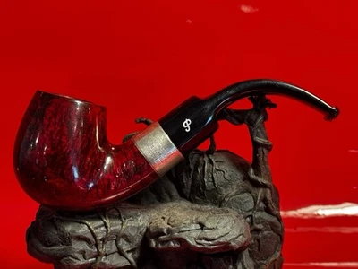 PETERSON John Aylesbury 925 STERLING SILBERRING PFEIFE - 9mm - nicht BERAUCHT 8) - Bild 1 von 4