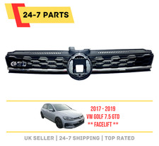 2017 - 2020 VOLKSWAGEN VW GOLF GTD MK7.5 FACELIFT FRONT MAIN BUMPER CENTRE GRILL