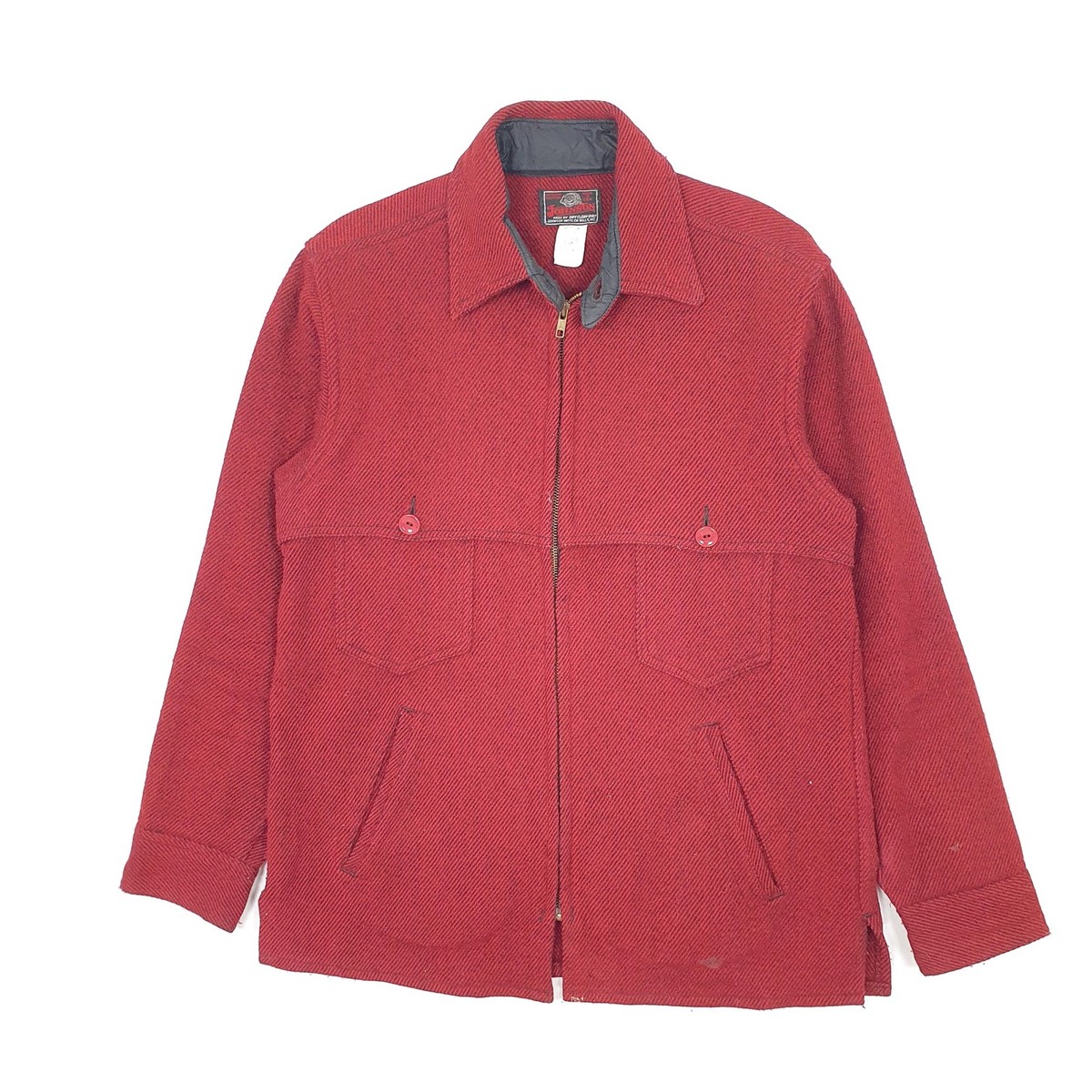 Mens Johnson Woolen Mills Lot 412 Vintage 1960s Cruiser Made in 