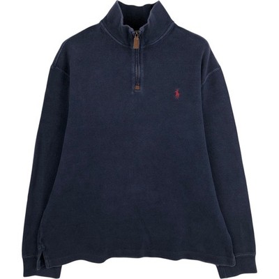 Used Ralph Lauren POLO by Ralph Lauren half-zip sweatshirt men's size L (app...