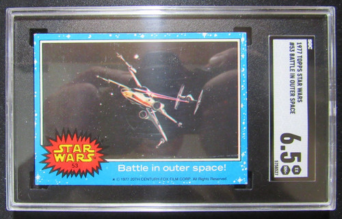 1977 Topps Star Wars #53 Battle in outer space! — SGC 6.5