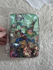 Cartera Loungefly X Spider-Man Siniister Six con cremallera exclusiva Marvel Comics nueva