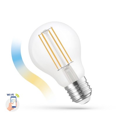 LED E27 A60 Filament Klar SmartHome 5W=52W 680lm Alexa Google 2700K-6500K DIMMBA