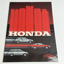 HONDA CIVIC & CRX / 36p brochure catalog / NL Dutch 1984