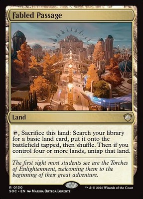 Fabled Passage 130 R SOC MTG NM
