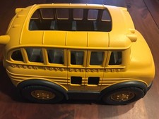 Green Toys School Bus 10.75โ Pretend Play Motor Skills Toy Made in USA Excellent